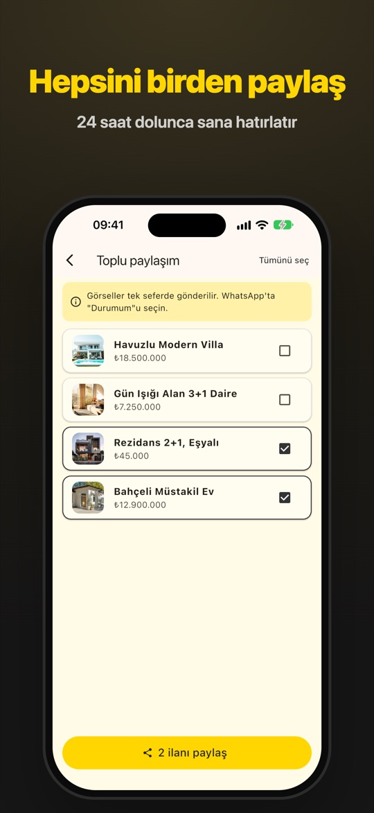 Hepsini birden paylaş